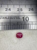 Faceted Afghan Ruby Gemstone: 0.695ct Natural Elegance (5.75 mm) - Image 6