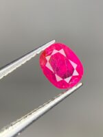 Faceted Afghan Ruby Gemstone: 0.695ct Natural Elegance (5.75 mm) - Image 7