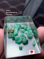 Impressive 39.95 ct Emerald Rough Lot from Swat