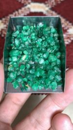 65.57 Carat Swat Emerald Rough Lot – Natural Pakistani Emerald Crystal (7.92 × 6.10 × 3.15 mm) - Image 2