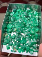 65.57 Carat Swat Emerald Rough Lot – Natural Pakistani Emerald Crystal (7.92 × 6.10 × 3.15 mm) - Image 11