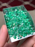 65.57 Carat Swat Emerald Rough Lot – Natural Pakistani Emerald Crystal (7.92 × 6.10 × 3.15 mm) - Image 13