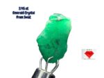 3.45ct Swat Emerald Crystal – Elegant Formation with Vivid Green Brilliance