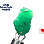 3.45ct Swat Emerald Crystal – Elegant Formation with Vivid Green Brilliance