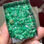 65 Carat Swat Emerald Rough Lot – A Slender Crystal with Linear Elegance