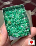 65 Carat Swat Emerald Rough Lot – A Slender Crystal with Linear Elegance