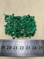 65 Carat Swat Emerald Rough Lot – A Slender Crystal with Linear Elegance - Image 2