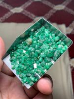 65 Carat Swat Emerald Rough Lot – A Slender Crystal with Linear Elegance - Image 6