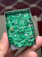65 Carat Swat Emerald Rough Lot – A Slender Crystal with Linear Elegance - Image 12