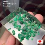 Swat’s Captivating Gem: A 34.65 Carat Emerald Rough Lot