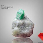 Swat Emerald Specimen: 38-Carat Mineral Crystal