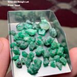 Exceptional 52.80ct Swat Emerald Rough Lot