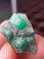 27.64-Carat Swat Emerald Specimen: A Compact Crystal With Rare Depth and Dimension - Image 3