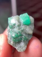 27.64-Carat Swat Emerald Specimen: A Compact Crystal With Rare Depth and Dimension - Image 4