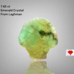 Magnificent 7.45ct Emerald Crystal from Laghman, Afghanistan