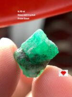6.70 ct Swat Emerald Crystal – Exquisite Green Gem from Pakistan