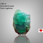 3.90ct Laghman Emerald Crystal: Balanced Beauty from Afghanistan