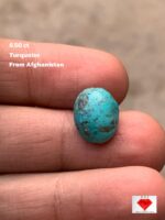 Afghan Turquoise Cabochon – 6.50 ct of Natural Beauty