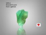 2.85ct Laghman Emerald Crystal: Rich Afghan Emerald with Classic Elegance