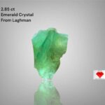 2.85ct Laghman Emerald Crystal: Rich Afghan Emerald with Classic Elegance