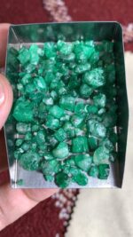 65 ct Natural Swat Emerald Rough – Collector and Cutting Grade Crystal - Image 3