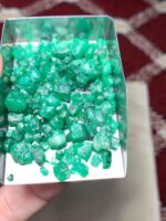 65 ct Natural Swat Emerald Rough – Collector and Cutting Grade Crystal - Image 4