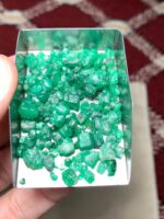 65 ct Natural Swat Emerald Rough – Collector and Cutting Grade Crystal - Image 6