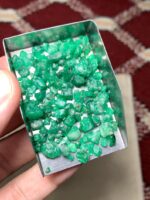 65 ct Natural Swat Emerald Rough – Collector and Cutting Grade Crystal - Image 7