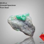 A Remarkable 60.35-Carat Swat Emerald Specimen: Nature’s Geometry in Green