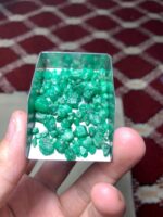 65 ct Natural Swat Emerald Rough – Collector and Cutting Grade Crystal - Image 14