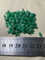 55.40 ct Swat Emerald Rough: Vivid Green Gemstone - Image 14