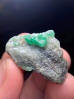 A Remarkable 60.35-Carat Swat Emerald Specimen: Nature’s Geometry in Green - Image 3