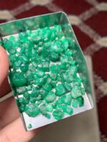 65 ct Natural Swat Emerald Rough – Collector and Cutting Grade Crystal - Image 10