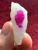 Majestic 81.40ct Afghan Ruby Specimen: A Bold Natural Crystal (38x25x10mm) - Image 3