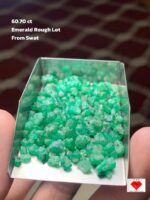 Swat’s Emerald Treasures: 60.70-Carat Rough Lot
