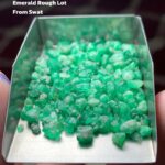 Natural Beauty in Raw Form: 47.90-Carat Emerald Rough Lot from Swat