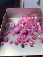 37.70ct Afghan Ruby Rough Lot – Natural Red Crystals Avg. 9.08 x 8.13 x 5.16mm - Image 4