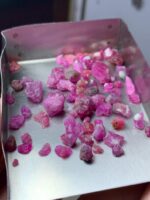 37.70ct Afghan Ruby Rough Lot – Natural Red Crystals Avg. 9.08 x 8.13 x 5.16mm - Image 5