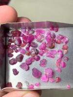 37.70ct Afghan Ruby Rough Lot – Natural Red Crystals Avg. 9.08 x 8.13 x 5.16mm - Image 8