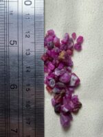 37.70ct Afghan Ruby Rough Lot – Natural Red Crystals Avg. 9.08 x 8.13 x 5.16mm - Image 10