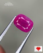 Elegant 1.17ct Afghan Ruby – Faceted Natural Gemstone with Deep Luster