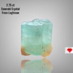 2.75ct Emerald Crystal from Laghman – A Compact Gem with Raw Afghan Beauty
