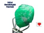 2.03ct Swat Emerald Crystal – Natural Precision with Rich Green Depth (9.02 x 6.66 x 6.02mm)