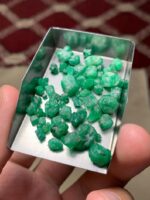 56.36 Carat Swat Emerald Rough Lot – Natural Green Gemstone from Pakistan (14.80 × 9.27 × 6.80 mm) - Image 13