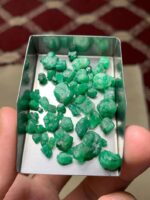 56.36 Carat Swat Emerald Rough Lot – Natural Green Gemstone from Pakistan (14.80 × 9.27 × 6.80 mm) - Image 16