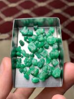 56.36 Carat Swat Emerald Rough Lot – Natural Green Gemstone from Pakistan (14.80 × 9.27 × 6.80 mm) - Image 6