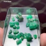Swat Valley Emerald Rough Lot — 34.77 Carats