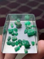 Swat Valley Emerald Rough Lot — 34.77 Carats - Image 3