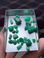 Swat Valley Emerald Rough Lot — 34.77 Carats - Image 7