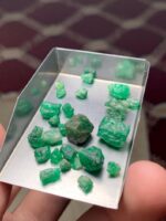 Swat Valley Emerald Rough Lot — 34.77 Carats - Image 8